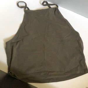 green halter top